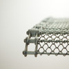 Wire mesh belt with hollow pin chain and cross bars